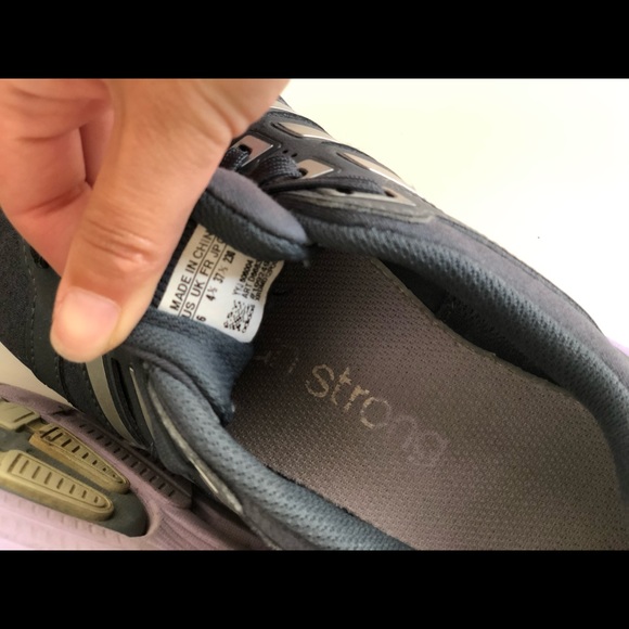 ADIDAS Purple and Grey Running Shoe - Picture 6 of 7